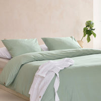 Walra Dekbedovertrek Remade Uni Essence Green
