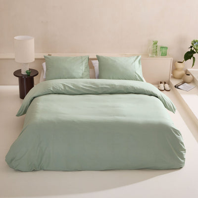 Walra Dekbedovertrek Remade Uni Essence Green