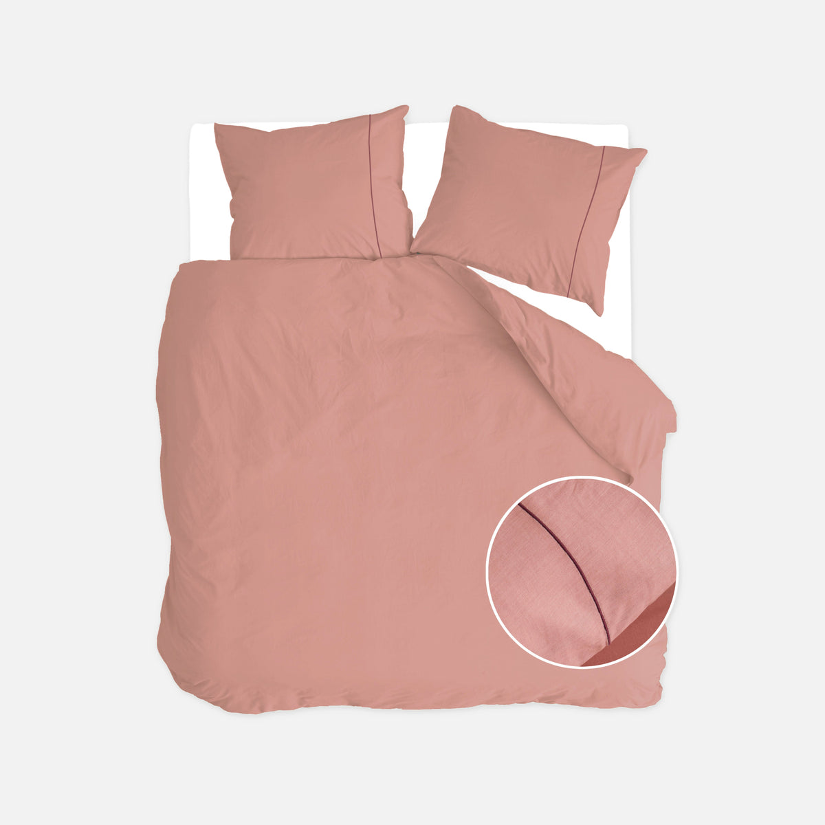 Walra Dekbedovertrek Remade Uni Essence Pink