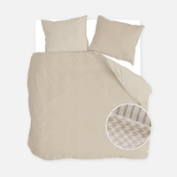 Walra Dekbedovertrek Cozy Blocks Sand