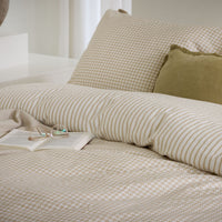 Walra Dekbedovertrek Cozy Blocks Sand