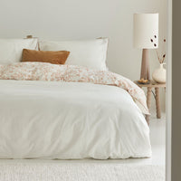 Walra Dekbedovertrek Blushed Leaves Off White / Roze
