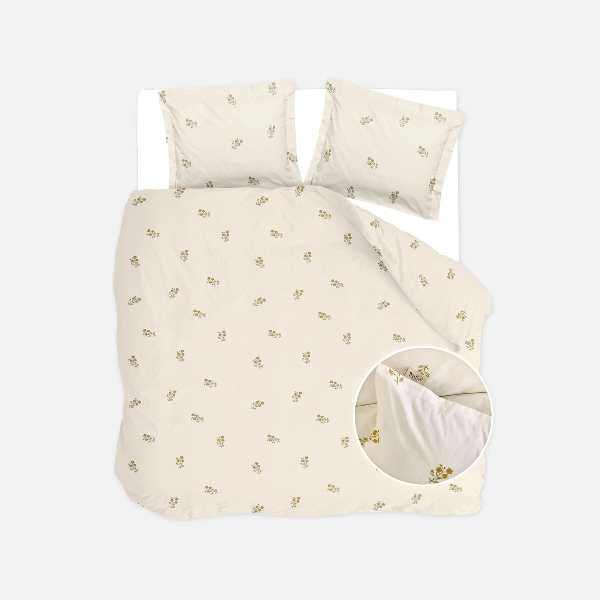 Walra Dekbedovertrek Sunset Blossom Off White