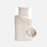 Walra Dekbedovertrek Refined Lines Sand