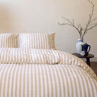 Walra Dekbedovertrek Refined Lines Sand