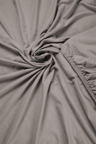 BeddingHouse Hoeslaken Jersey Taupe