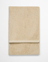 Marc O'Polo Handdoek Timeless melange Dark Sand