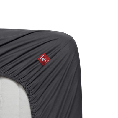 BeddingHouse Topper hoeslaken Percale Cotton Topper Anthracite