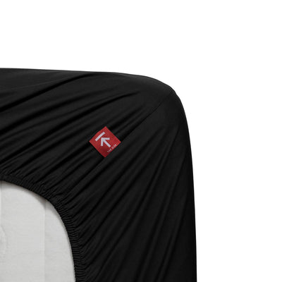 BeddingHouse Topper hoeslaken Percale Cotton Topper Black