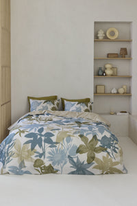 BeddingHouse Dekbedovertrek Flori Blue