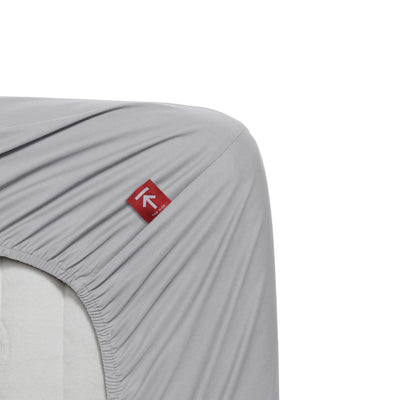 BeddingHouse Topper hoeslaken Percale Cotton Topper Light Grey