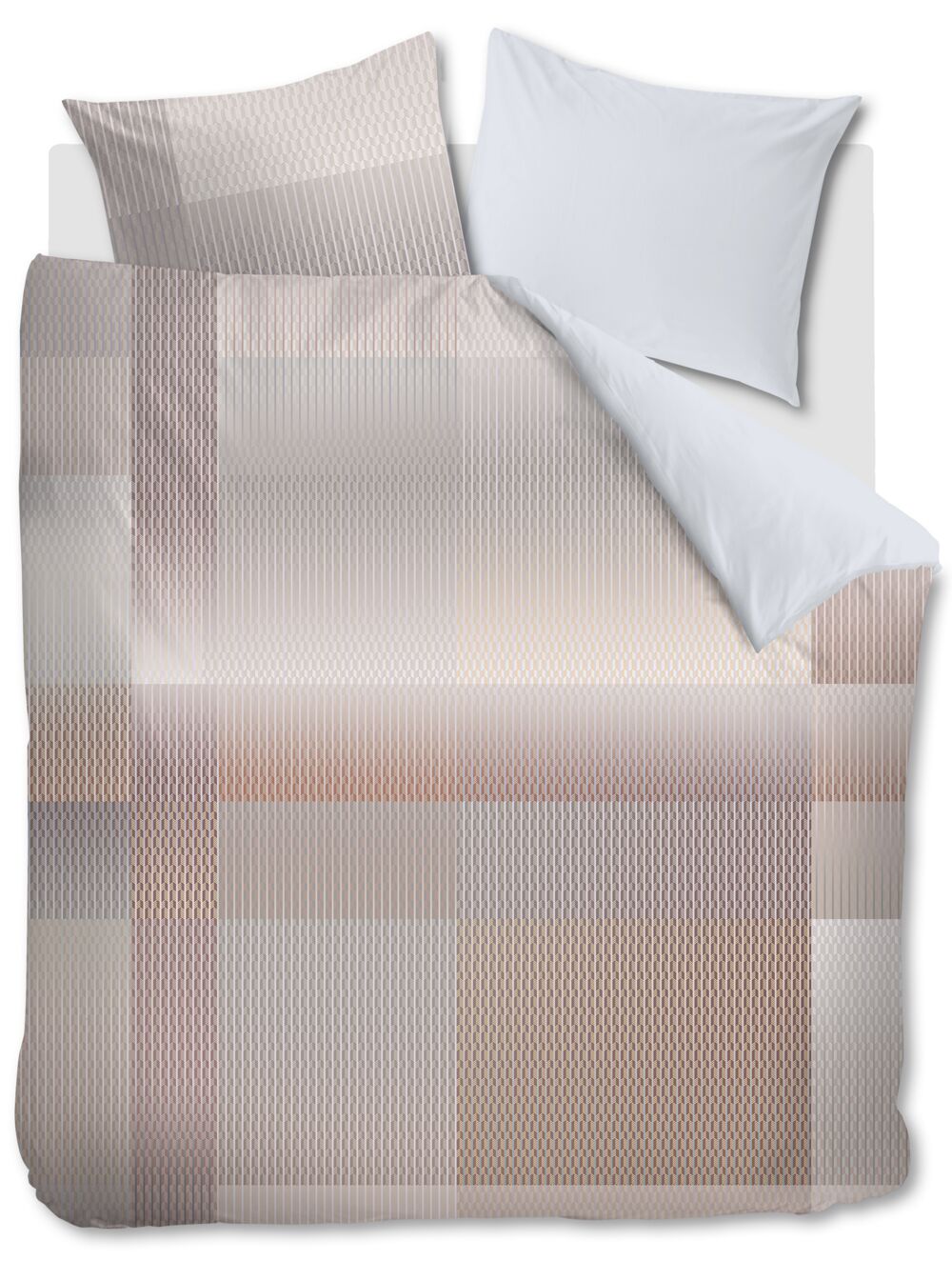 Kardol Dekbedovertrek Digital Weave Grey Green
