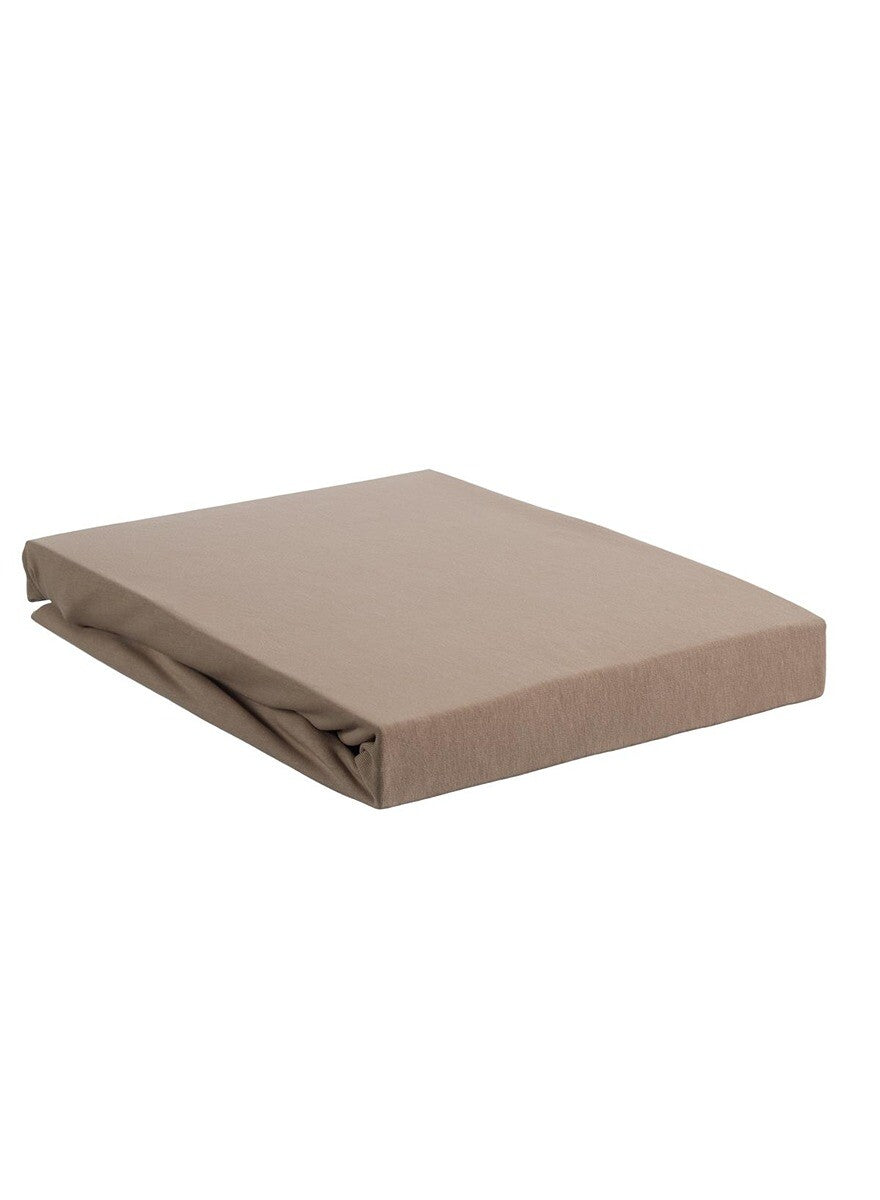 BeddingHouse Hoeslaken Jersey Lycra Taupe