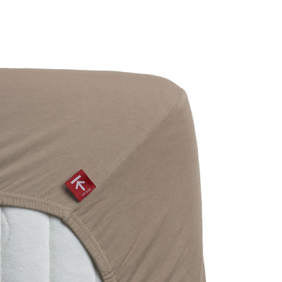 BeddingHouse Hoeslaken Jersey Stretch Taupe