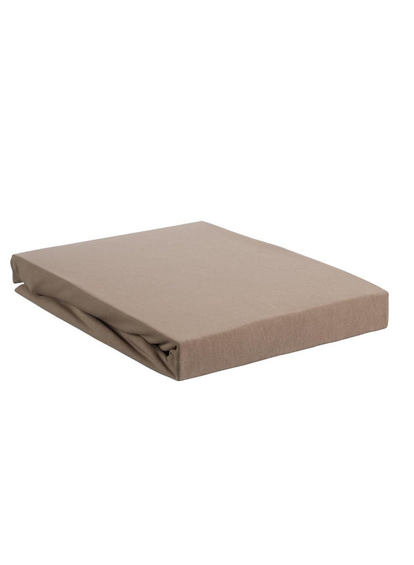 BeddingHouse Topper hoeslaken Jersey Lycra Topper Taupe