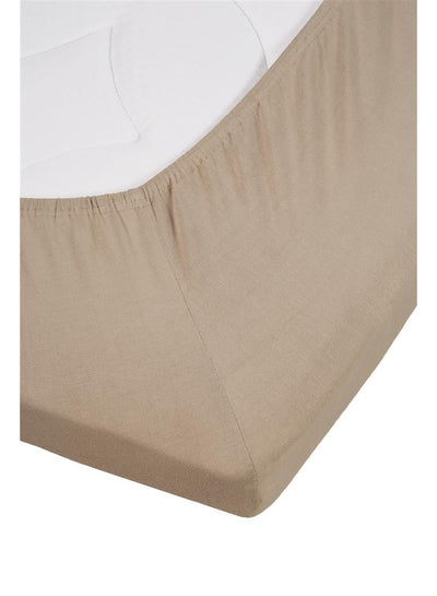 BeddingHouse Topper hoeslaken Jersey Lycra Topper Taupe