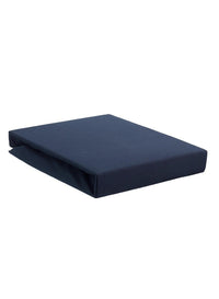 BeddingHouse Topper hoeslaken Jersey Lycra Topper Indigo Blue