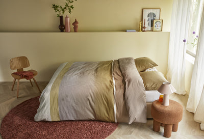 BeddingHouse Dekbedovertrek Elvi Gold