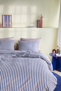 BeddingHouse Dekbedovertrek Veya Blue