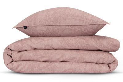 Zohome Dekbedovertrek Paisley di Lino Shell-Nude