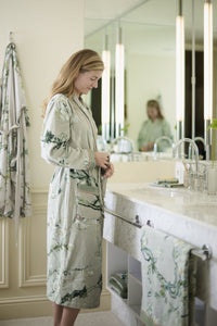 Van Gogh Museum Badjas Blossom Bathrobe Green