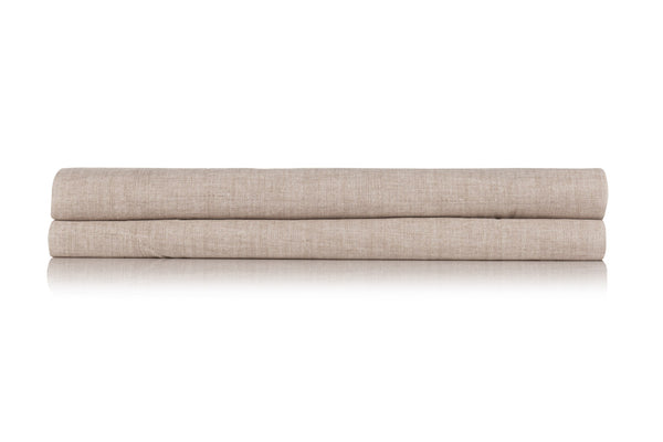 Zo!Home Topper hoeslaken Lino Sandy-Beige