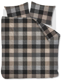 BeddingHouse Dekbedovertrek Beckett Grey