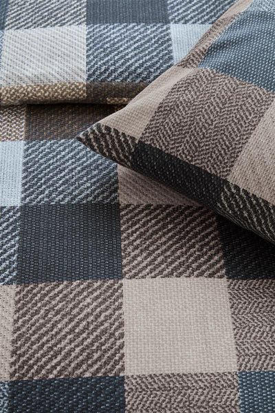 BeddingHouse Dekbedovertrek Beckett Grey