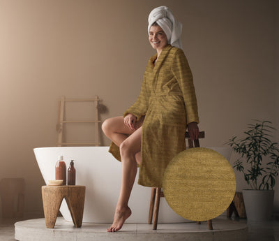 Heckett & Lane Badjas Premium Ochre-Yellow