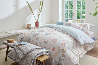 Pip Studio Quilt Kairi Bloom Quilt Light Blue