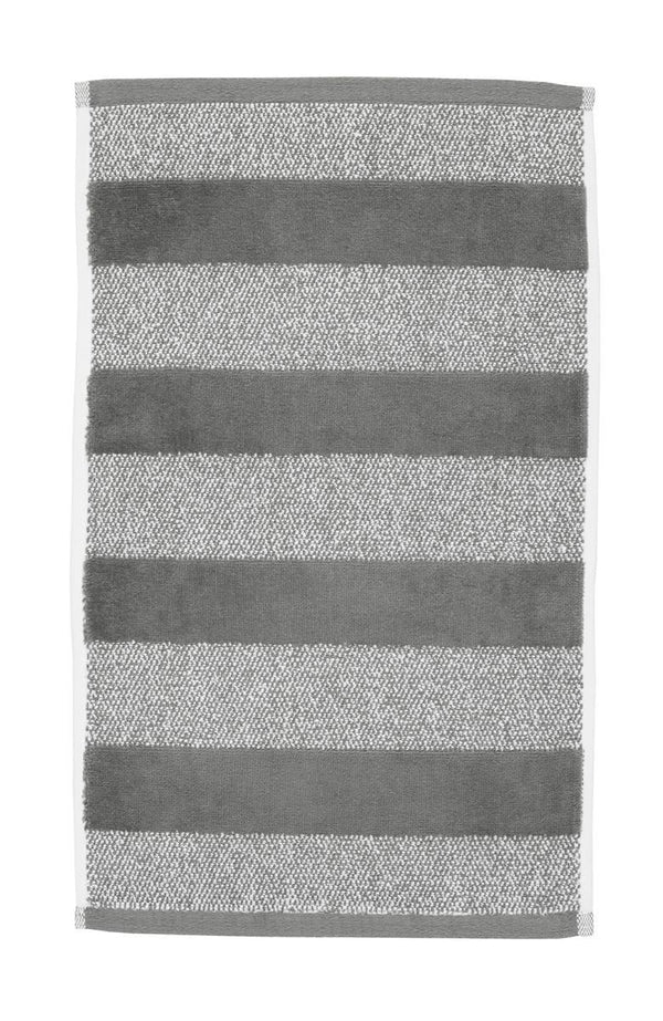 BeddingHouse Gastendoekje Sheer Stripe Anthracite