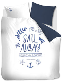 Riviera Maison Dekbedovertrek Sail Away Blue