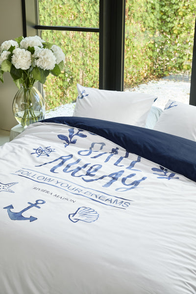 Riviera Maison Dekbedovertrek Sail Away Blue