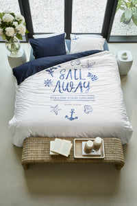 Riviera Maison Dekbedovertrek Sail Away Blue