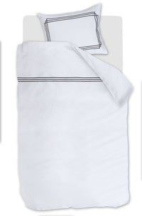 Riviera Maison Dekbedovertrek Leandro Navy Blue