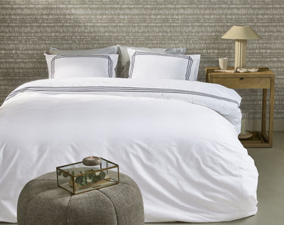 Riviera Maison Dekbedovertrek Leandro Navy Blue