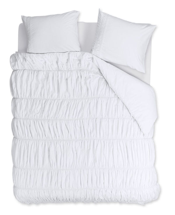 Riviera Maison Dekbedovertrek Ruffle White