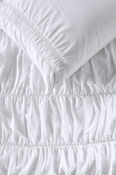 Riviera Maison Dekbedovertrek Ruffle White