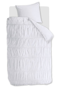 Riviera Maison Dekbedovertrek Ruffle White