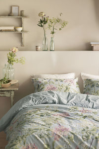 Ariadne at Home Dekbedovertrek Corsage Green