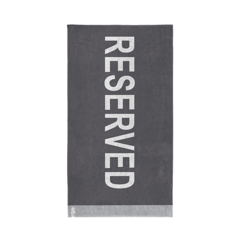 Seahorse Strandlaken Reserved Grey