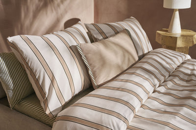 vtwonen Dekbedovertrek Fun Stripe Naturel