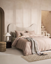 vtwonen Dekbedovertrek Cozy Slub Soft Pink