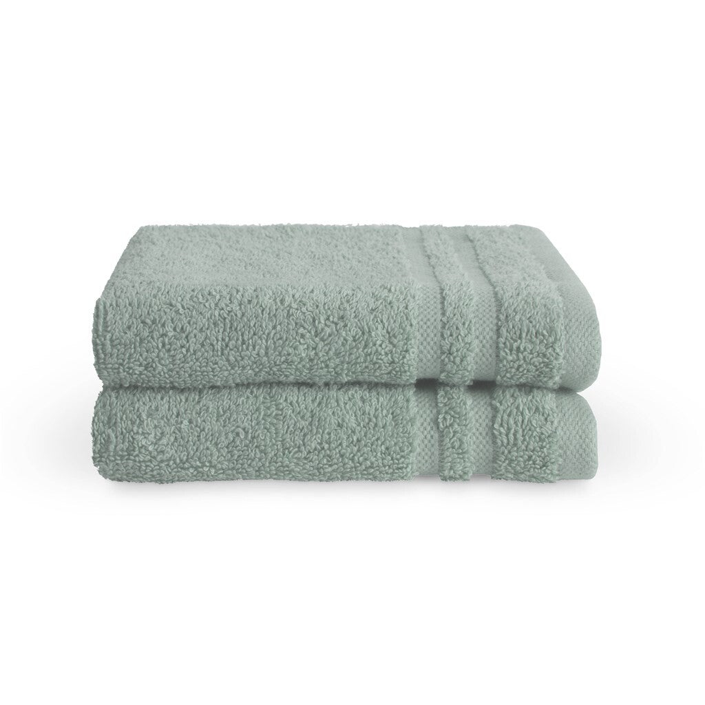 Byrklund Gastendoekje Bath Basics (PP) Sea Blue Set van 2