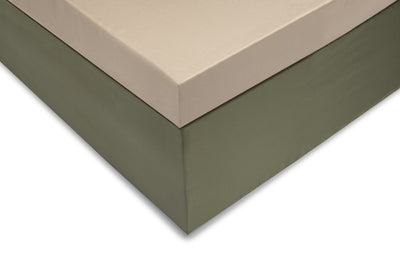 Zo!Home Topper hoeslaken Satinado Forest-Sand