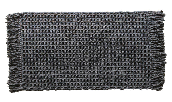 Heckett & Lane Badmat Madras Dark-Grey