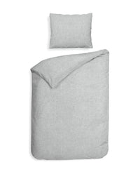 Heckett & Lane Dekbedovertrek Franela Light-Grey