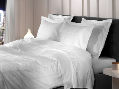 Heckett & Lane Dekbedovertrek Diamante White