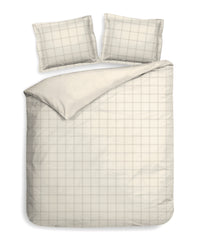 Heckett & Lane Dekbedovertrek Diamante Off-white