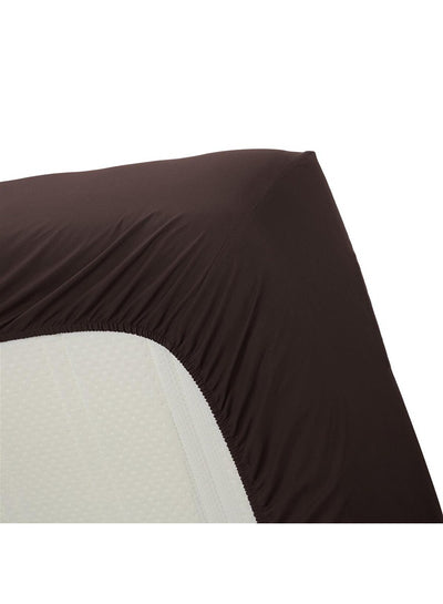 Ambiante Hoeslaken Cotton Uni Brown